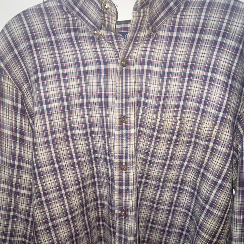 Chaps Men’s Plaid Shirt, size M